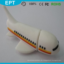 USB 2.0 Kunststoff Flugzeug USB Stick für kostenlose Probe